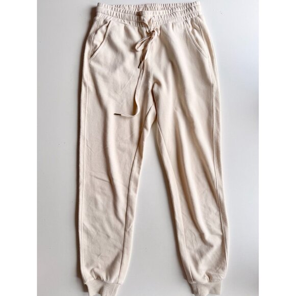 HEARTLOOM Ivory Cotton Terrry Sweatshirt Jogger Sweatsuit Set, Size XS/S - Picture 4 of 11